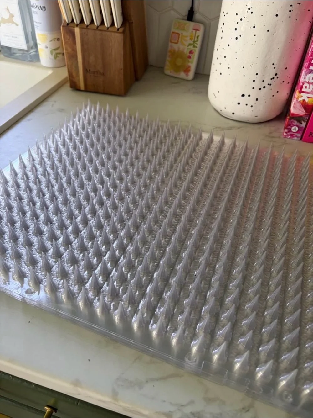 Amazon 10 Clear Scat Mats for Cats